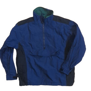 White Sierra Colorblock Half Zip Jacket Medium